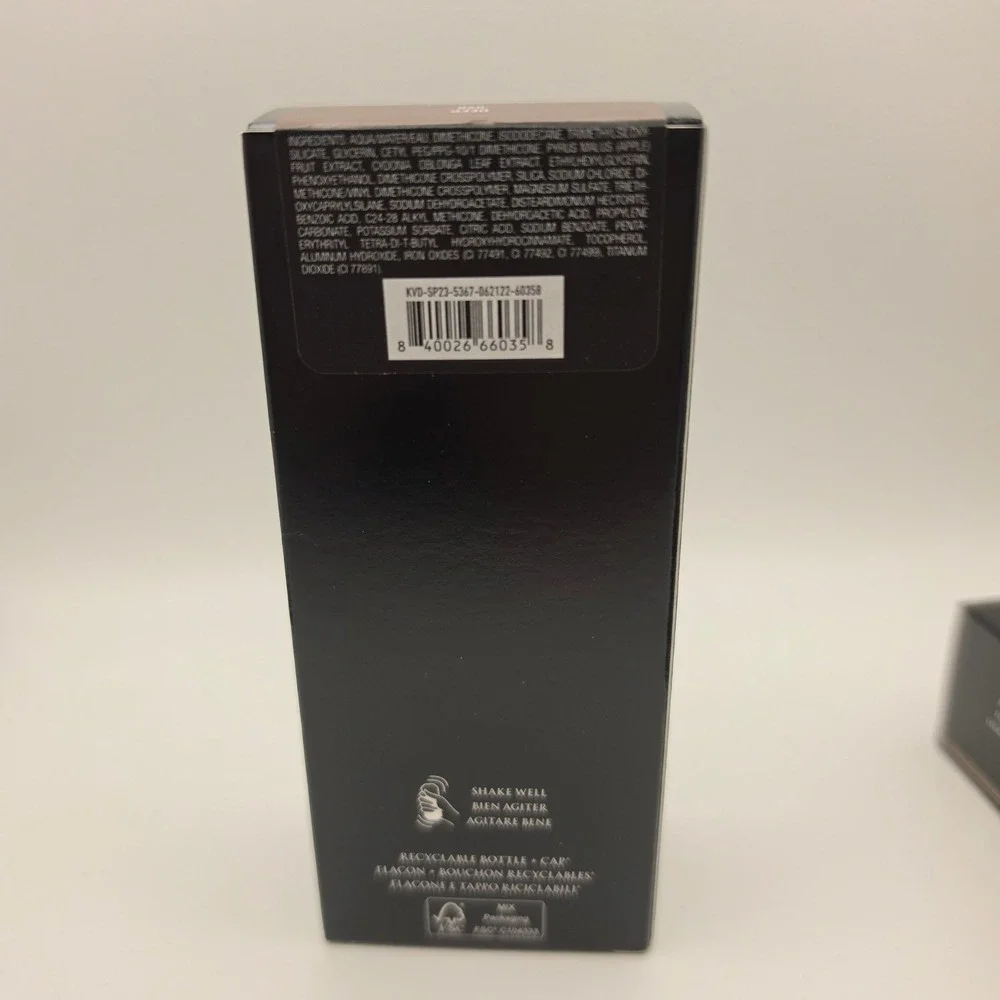 Lot of 2 KVD Beauty Good Apple Serum Foundation Deep 098 Full Coverage 1.01oz